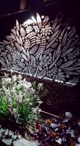 Floral garden screen by Ironbark Metal Design