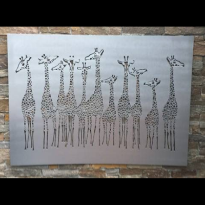 Giraffe Tower Wall Art