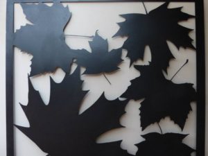 Autumn Leaf Wall Art by Ironbark Metal Design