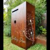 Wide Form Custom Pre-Rust & Sealed Letterbox with Dandelion Drift Pattern- Calamvale