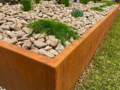Corten Steel Rust Garden Edging, 1.6mm - 6mm Thick Steel