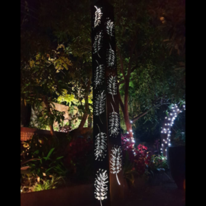 Square Light Tower with Grevillea Pattern