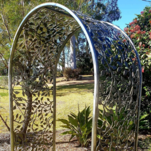 The Arbour with Vines Pattern in Steel