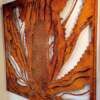 Banksia Wall Art in Rusted Steel