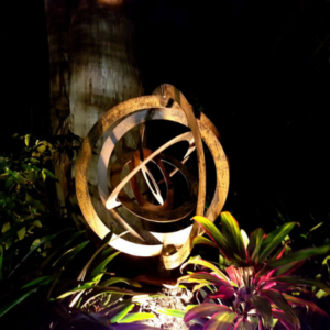 The Eccentric Sculpture at Night