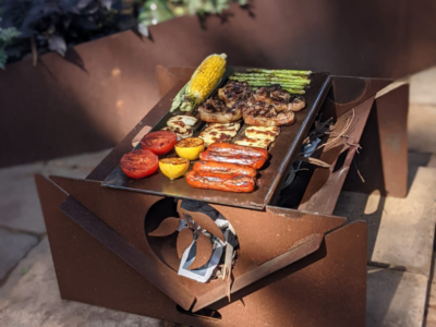 Collapsible Fire Pit with Grill